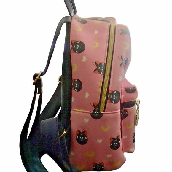 Loungefly Sailor Moon‎ Luna P Mini Backpack - Picture 5 of 5